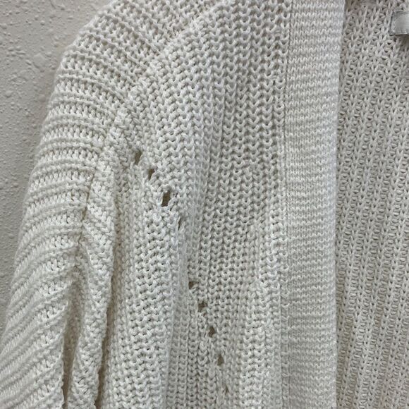 American Eagle Cozy Cream Open-Front Sweater size small #161 - Picture 3 of 6